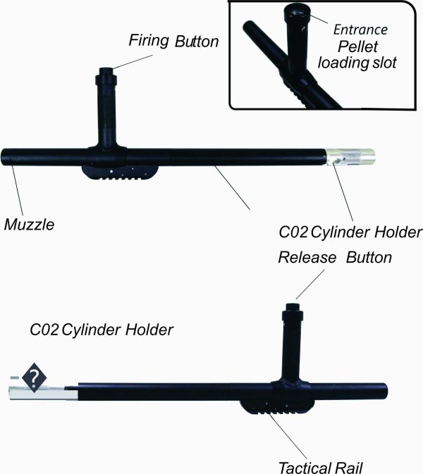 Ballistic Anti-Riot CO2 Baton