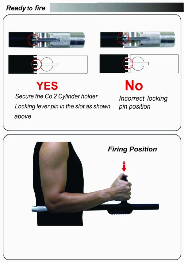 Ballistic Anti-Riot CO2 Baton