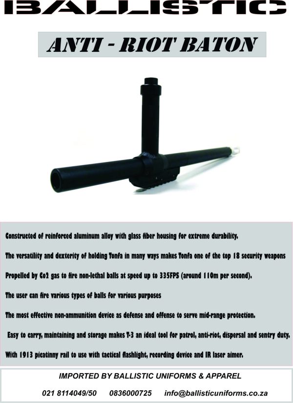 Ballistic Anti-Riot CO2 Baton
