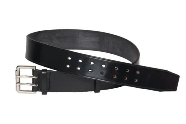 Double Buckle Leather 50mm belt