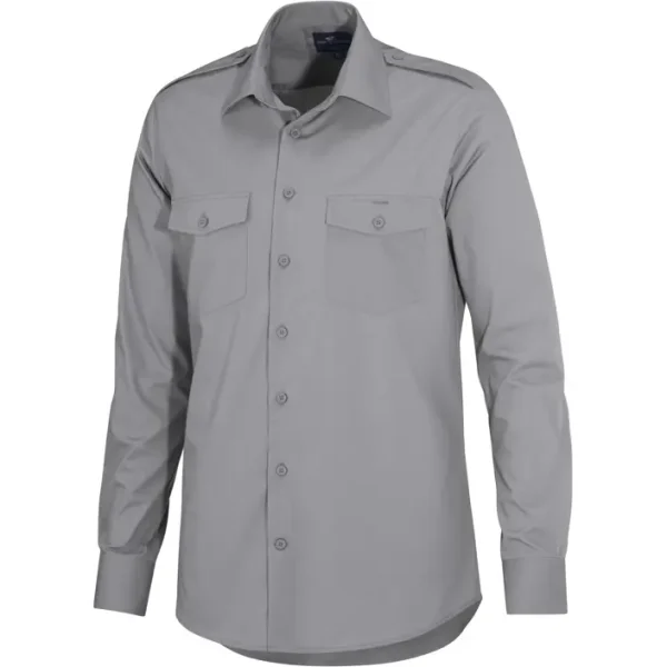 Pilot Shirt Long Sleeve Poly Cotton