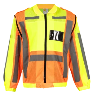 Traffic Officer Zip-Off Sleeve Hi Viz Jacket VO30